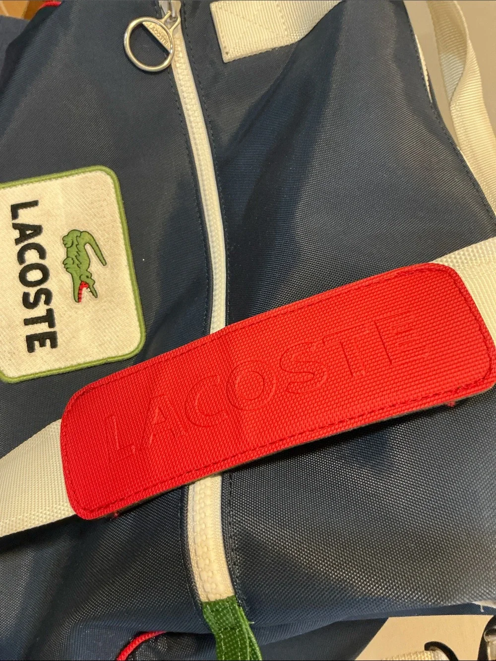 VTG LACOSTE DUFFEL BAG